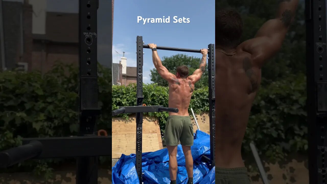 Push + Pull Pyramid Sets | 12 dips + 12 pulls (Set 6)