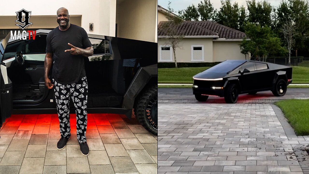 Shaq Shows Off His New Custom Cybertruck On 26 Inch Forgiato's! 🚘