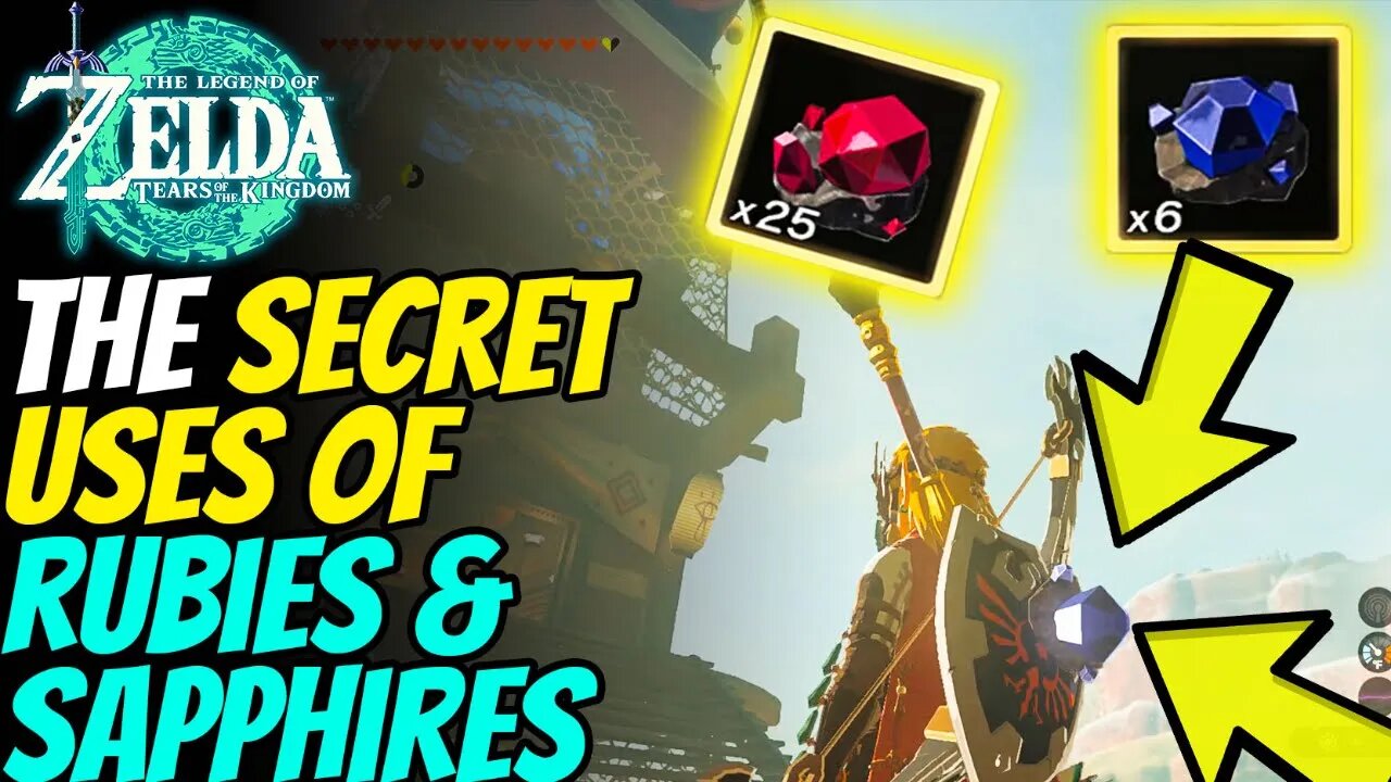 The SECRET uses for Rubies and Sapphires in The Legend of Zelda: Tears of the Kingdom