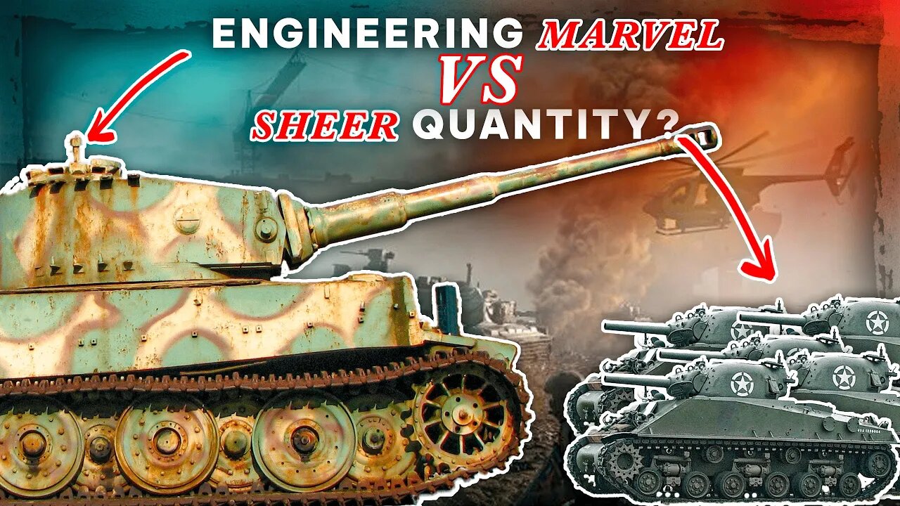 How German Engineering Genius Backfired so Badly: USA's Sherman Tank vs the Tiger Tank: