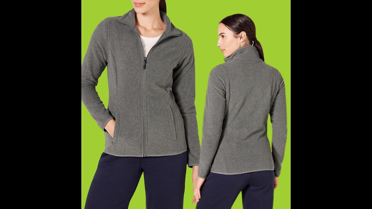 Amazon Essentials Women's Classic-Fit Full-Zip Polar Soft Fleece Jacket (Available in Plus Size)