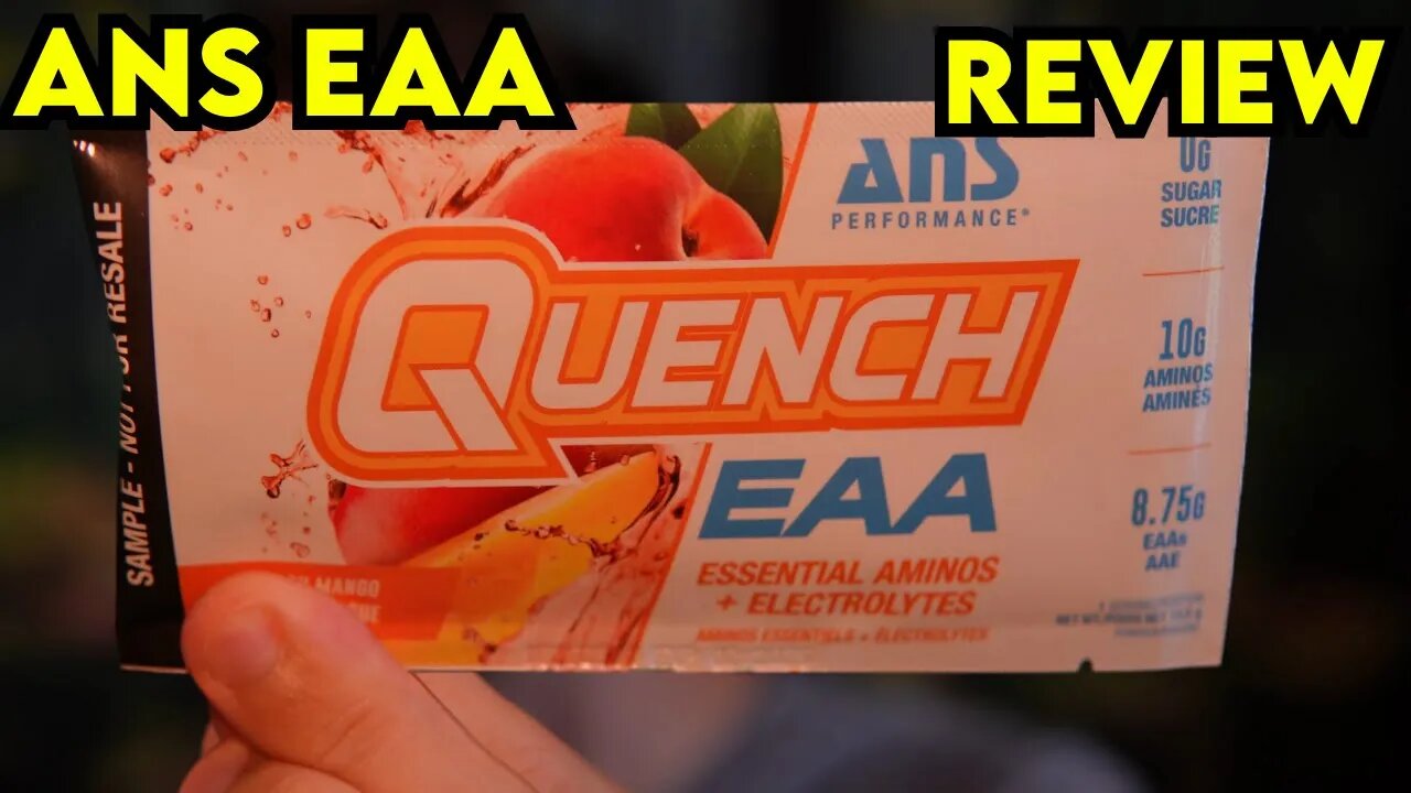 ANS Performance QUENCH EAA Peach Mango Review