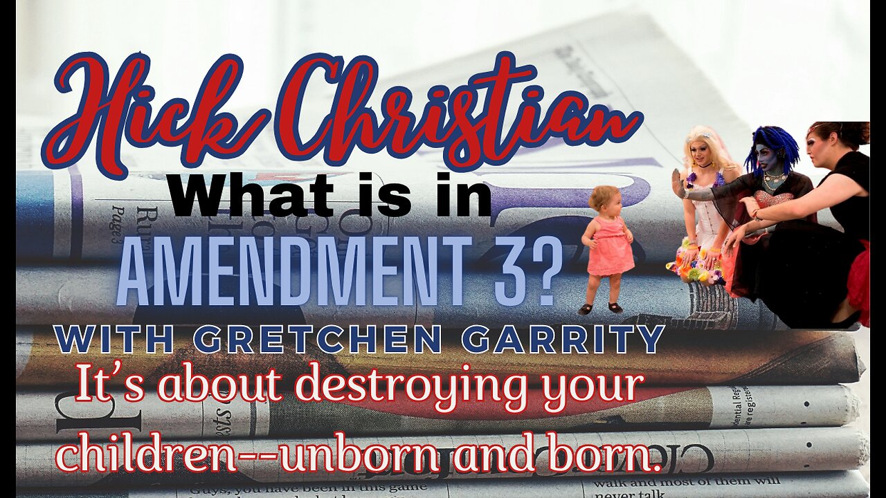 Amendment 3 will create a Constitutional Technocracy to Destroy Your Children