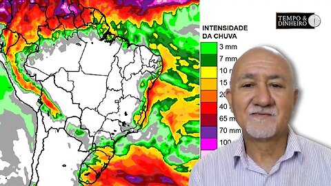 Chuvas Intensas no RS Enquanto no Sul Calor Promete Dominar os Próximos Dias.