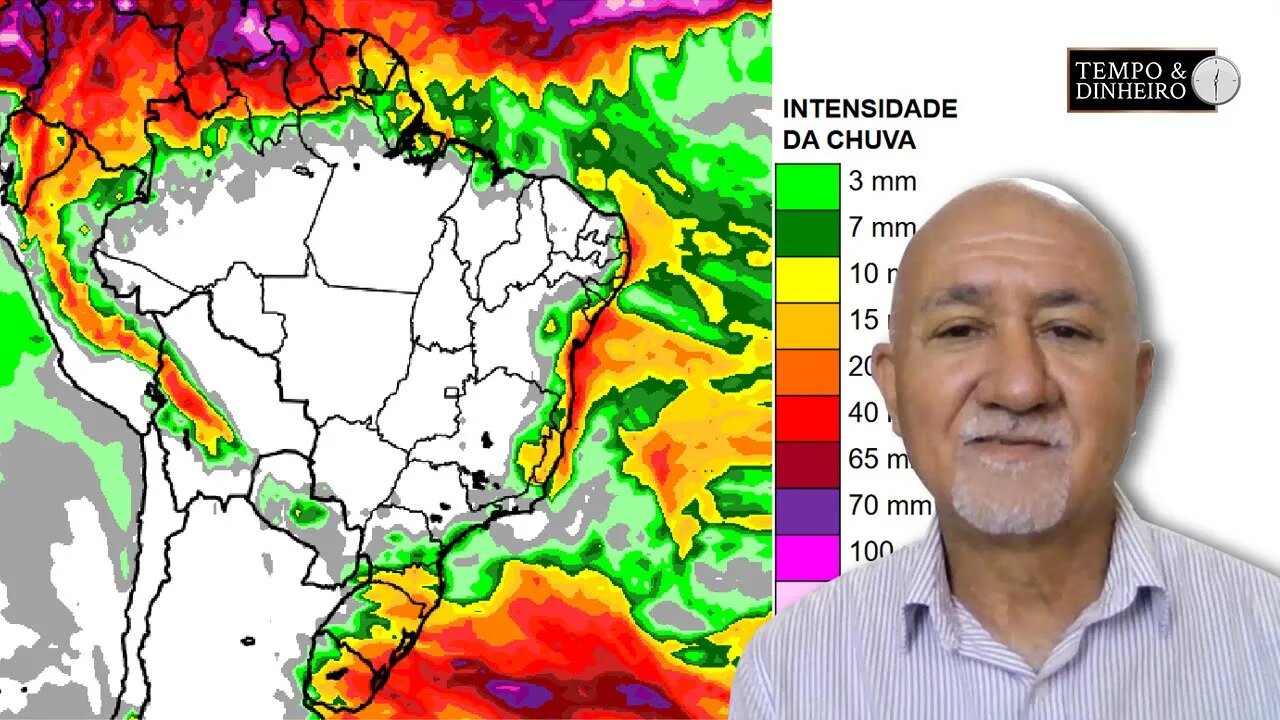 Chuvas Intensas no RS Enquanto no Sul Calor Promete Dominar os Próximos Dias.