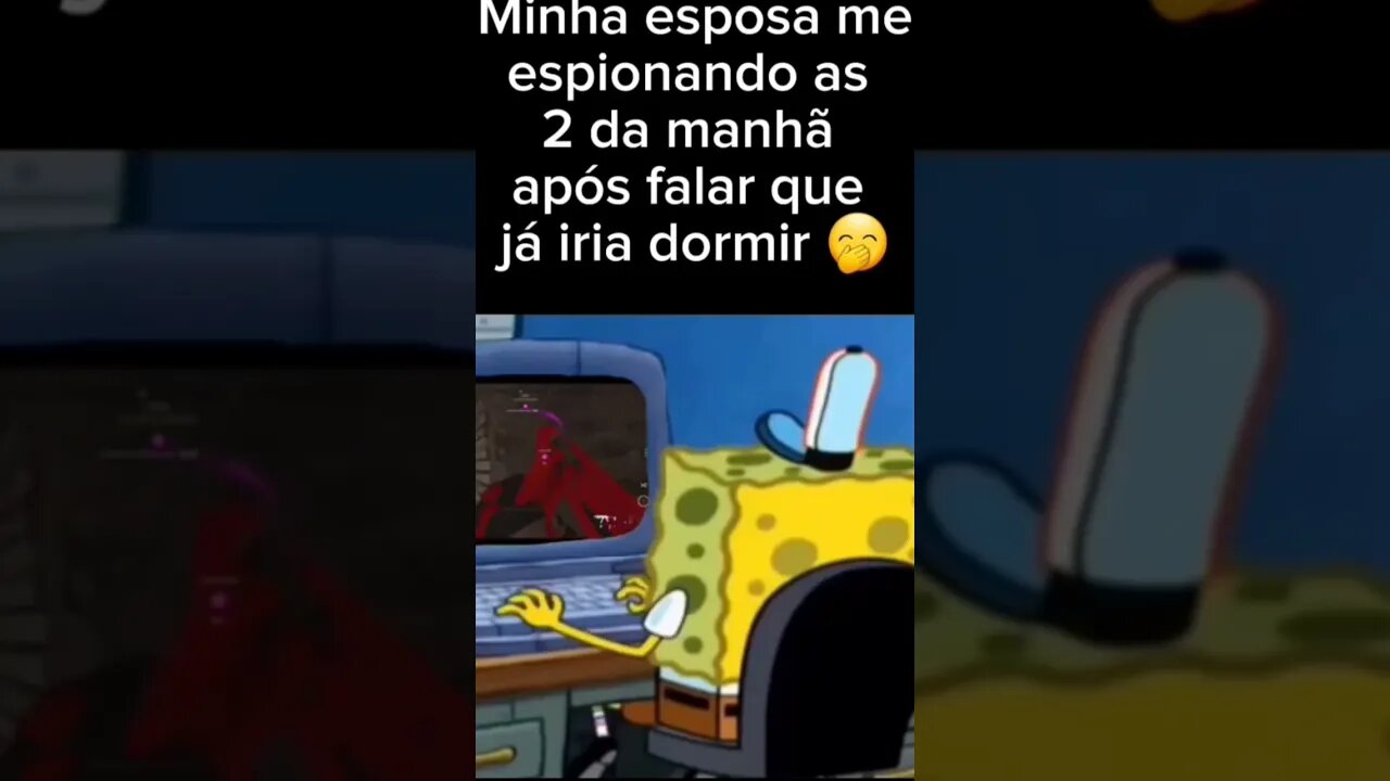 MINHA ESPOSA ME ESPIONANDO DEPOIS DE EU DIZER QUE IA DORMIR #shorts #youtubegaming #memegaming #game