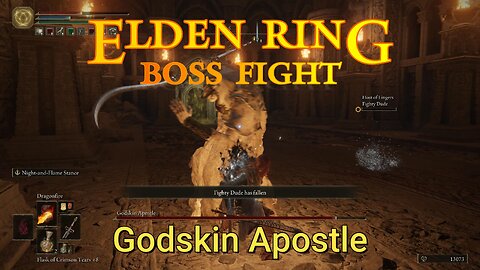 Elden Ring : Boss Fight - Godskin Apostle