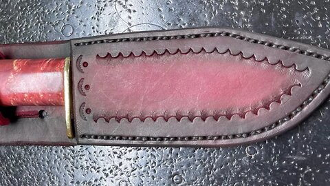 Finally made a sheath for the Texas 45 that I’m happy with