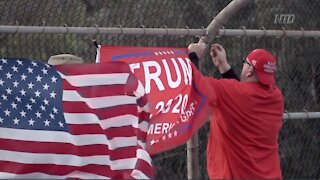 Trump Supporters Determined to Exercise Free Speech Amid Counterprotests