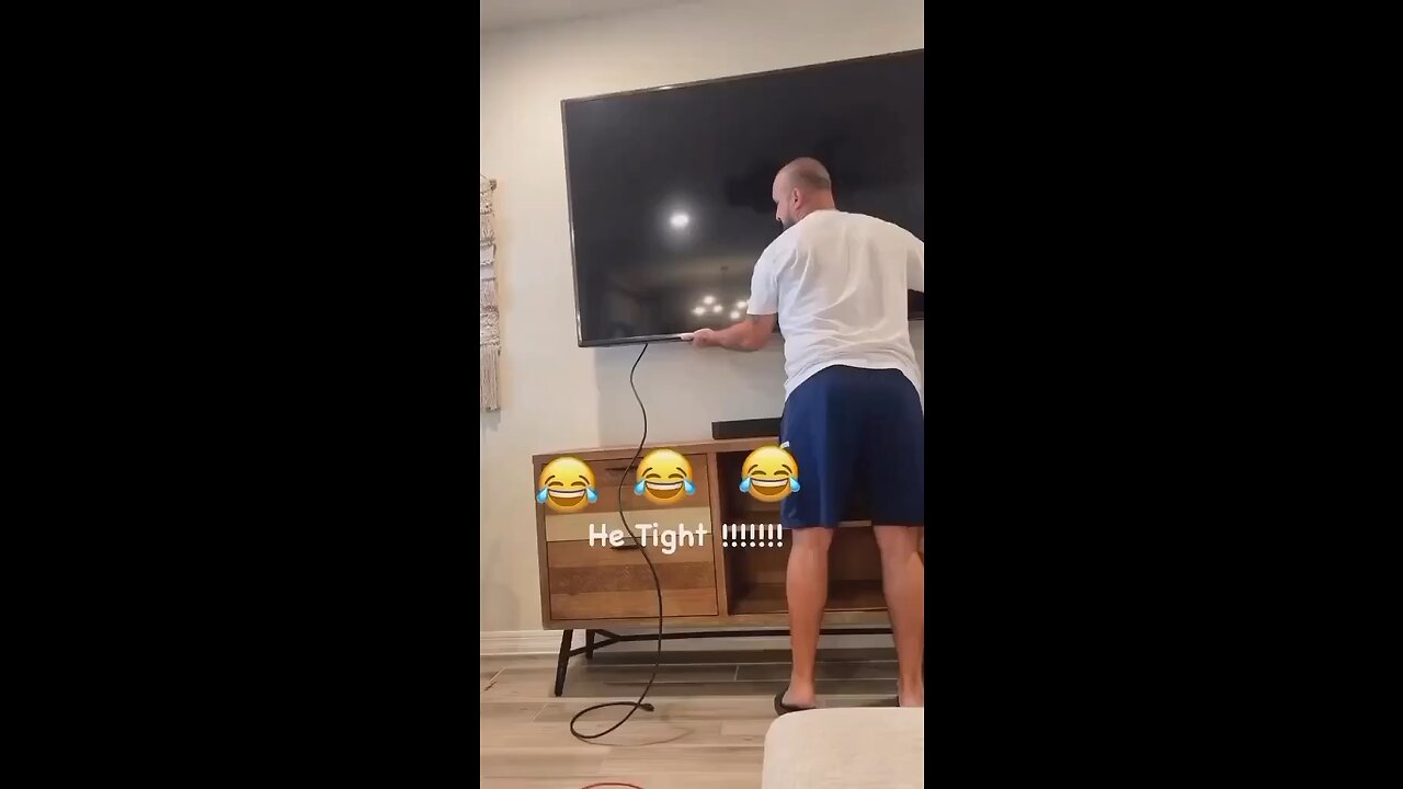 When you buy a TV from meth head  and this is happened 