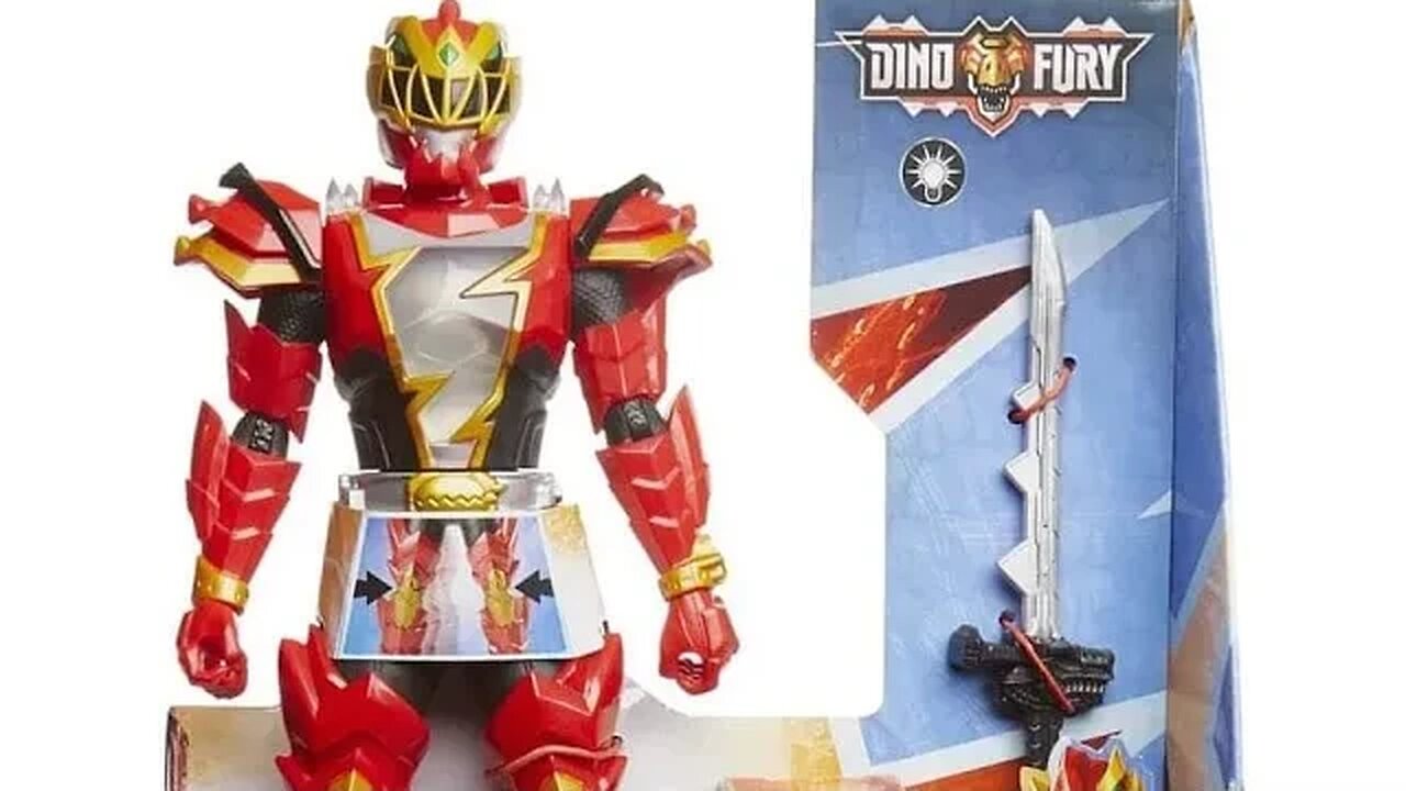 Spiral Strike Dino Knight Red Ranger Figure - Coming To Amazon #PowerRangersDinoFury #DinoFury