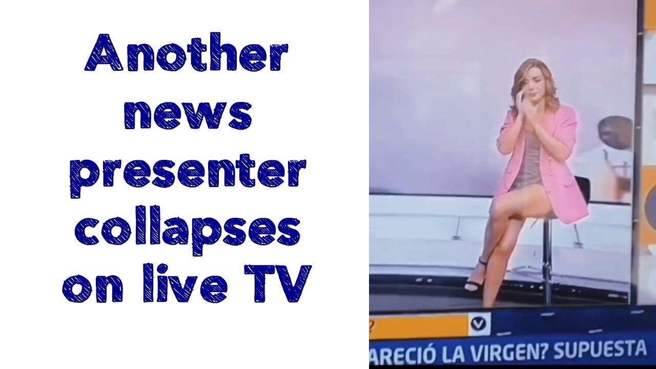 Another news presenter collapses on live TV