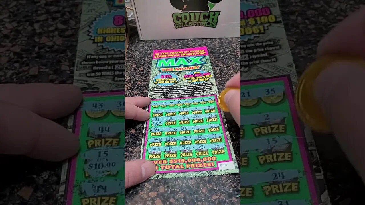 Florida Lottery Ticket Winner Max The Money! #shorts #lottery