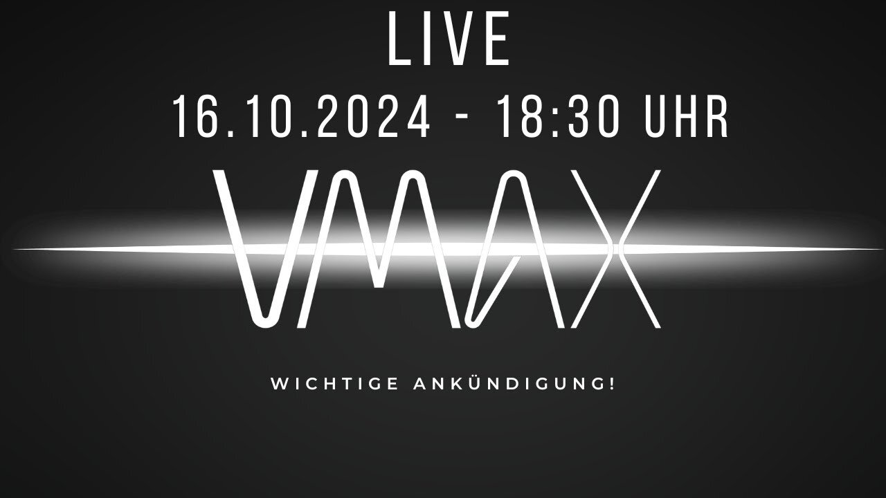 🚨 EXKLUSIV! Was möchte VMAX uns allen mitteilen? 🛴 Seid LIVE dabei wenn VMAX diese INFO verkündet.