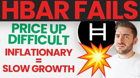 🔔ALERT: HBAR's Tokenomics - A Massive Roadblock for Short-Term Investors?