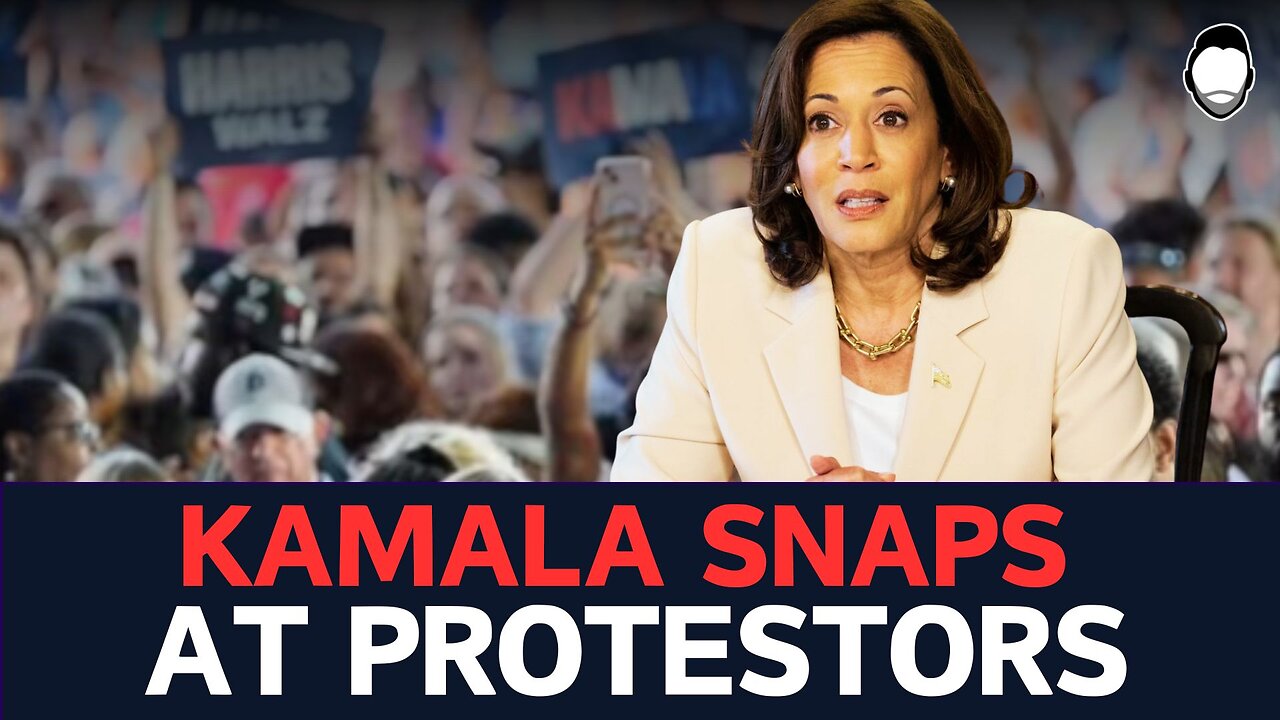 Kamala SNAPS at Protesters During Campaign Rally