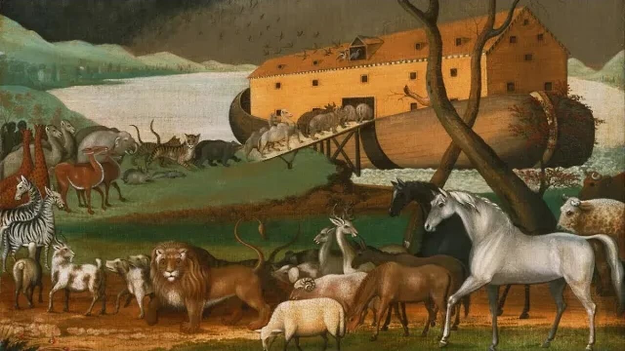 How could the animals find their way into Noah's ark?