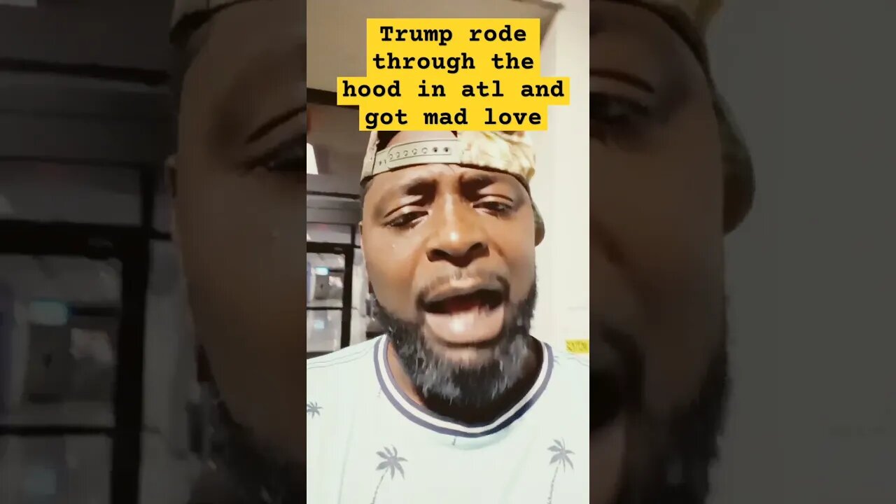 trump got mad mad love in ATL from black folk #chicago #lofrmdago #supportdaguys