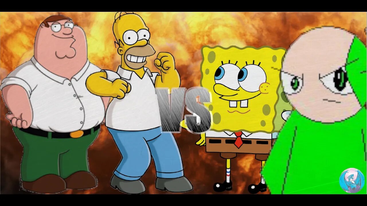 MUGEN - Request - Homer & Peter VS SpongeBob & Daniel - See Description