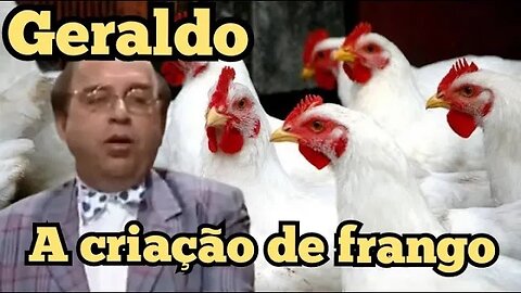 Escolinha do Professor Raimundo; Geraldo, trabalho sobre a criação de frango.