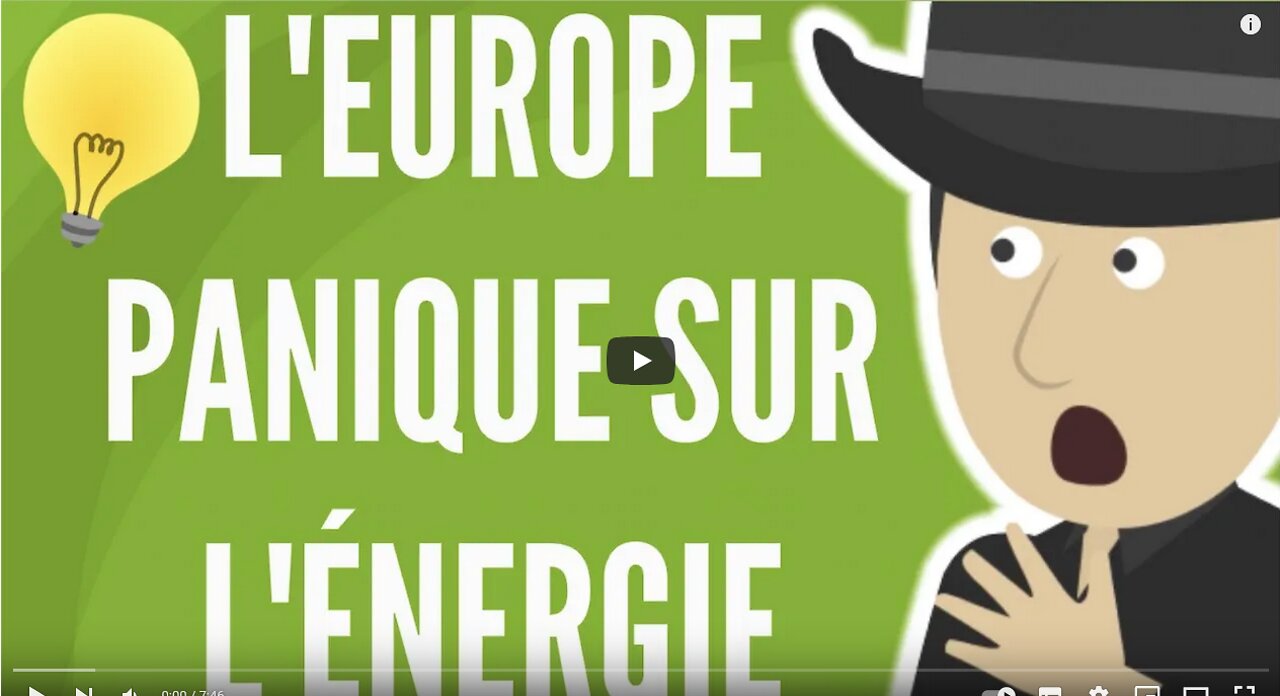 Maintenant, LEurope Panique Sur LÉnergie