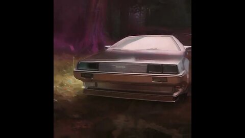 Stable Diffusion AI DeLorean