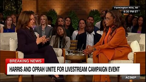 Oprah asks Harris about stepping in as Presidential nominee, Harris's reaponse