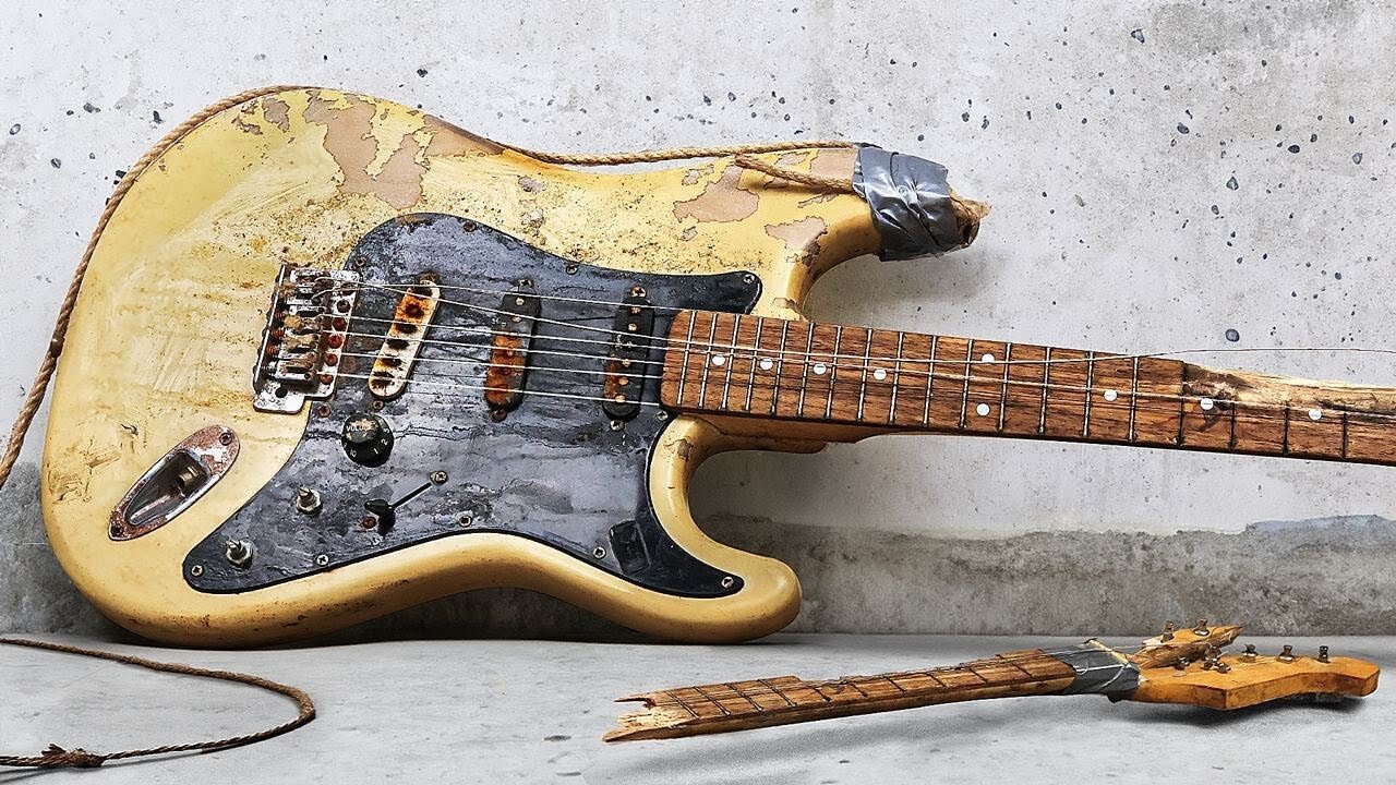 Fender Stratocaster 1992 Old Guitar Restoration