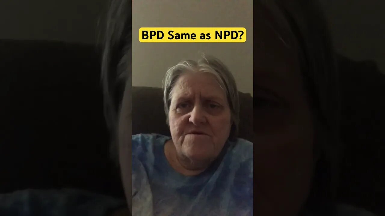 BPD Same as NPD?