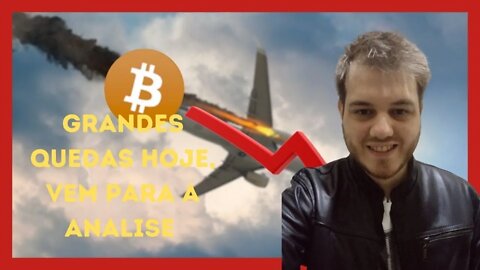 BITCOIN CAINDO - ANALISE GRÁFICA