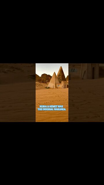 NUBIA & KEMET WAS THE ORIGINAL WAKANDA #archaeology #ancientegypt #nubian #pyramid #sphinx #africa