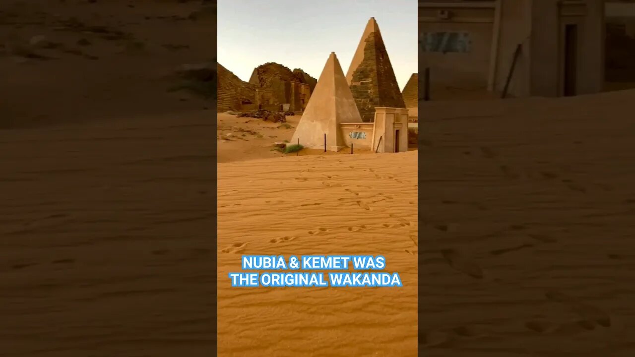 NUBIA & KEMET WAS THE ORIGINAL WAKANDA #archaeology #ancientegypt #nubian #pyramid #sphinx #africa