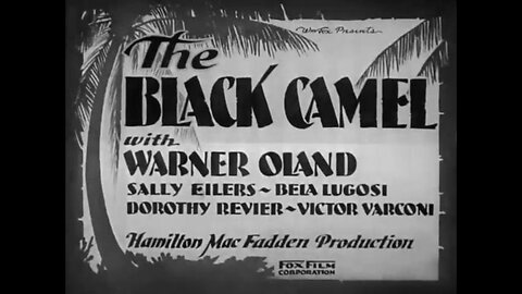 Charlie Chan & The Black Camel (1931) starring Warner Oland