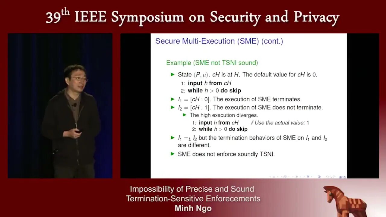 Impossibility of Precise and Sound Termination Sensitive Security Enforcements