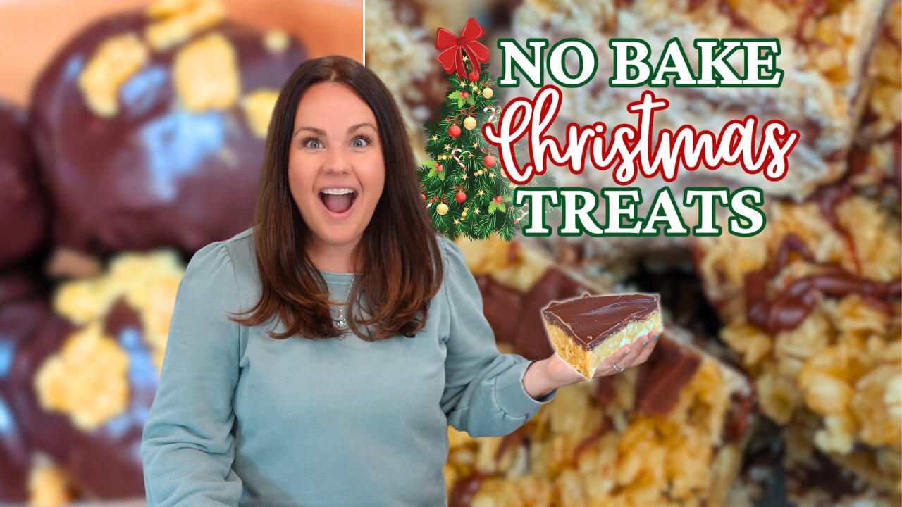 NO BAKE Quick & EASY Christmas TREATS | Stress free HOLIDAY treats