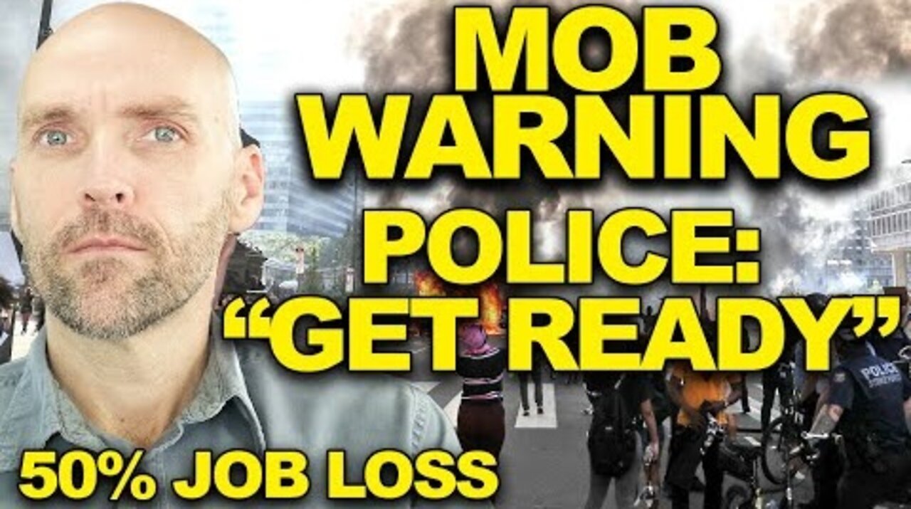 COP WARNING. VIOLENT MOB ATTACKS. YOU ARE ABOUT TO LOSE YOUR JOB.