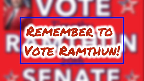 Get it done. Vote Ramthun.