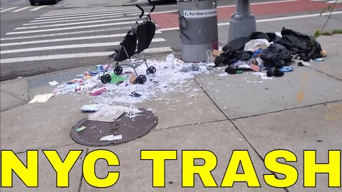 Garbage overflowing in NYC due to vaccine mandates for city workers