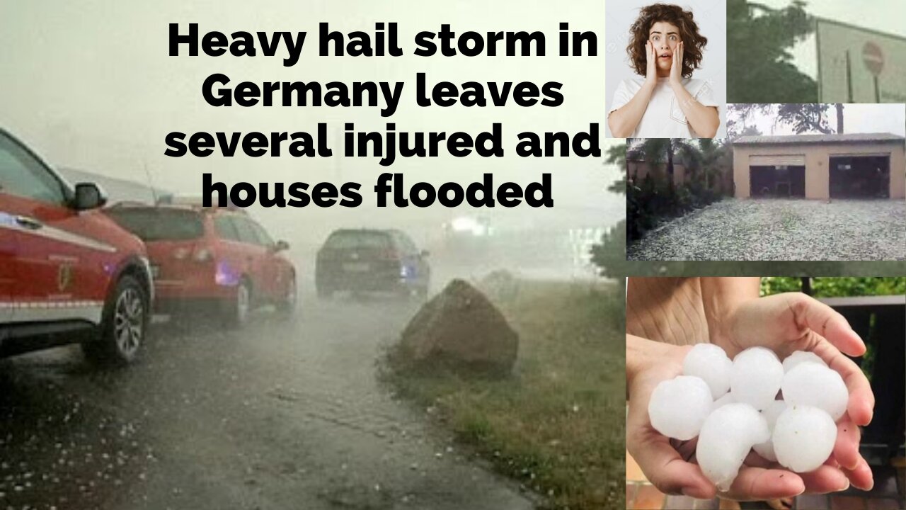 Severe Thunderstorms and Terrible Floods Hit Berlin in Germany