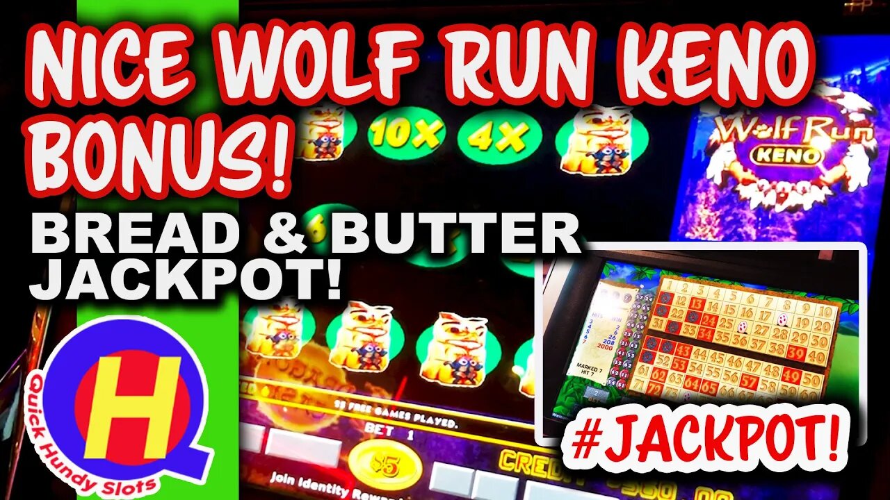 KENO Jackpot! Lucky Michelle Keeps Winning! Caveman and Wolf Run KENO! #KENONATION