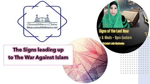 Signs of the Last Hour leading to the War Against Islam