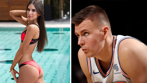 Kristaps Porzingis Shoots His Shot with ANOTHER Instagram Model and SCORES!