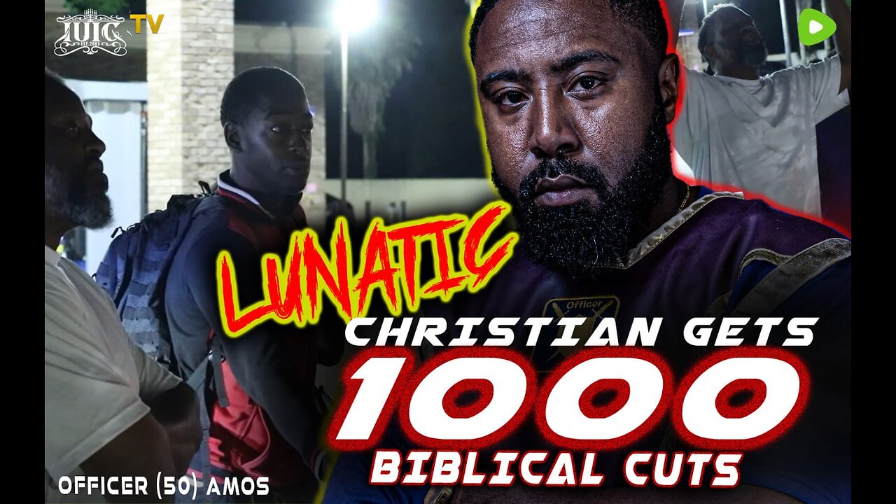 Lunatic Christian Gets 1000 Biblical Cuts