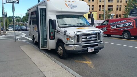 day five of the MBTA Orange line shutdown at Jackson Square