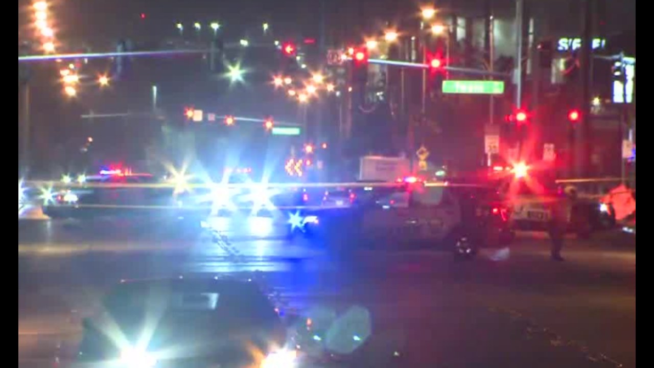 Las Vegas man dies after being hit by car while jaywalking near Twain, Swenson