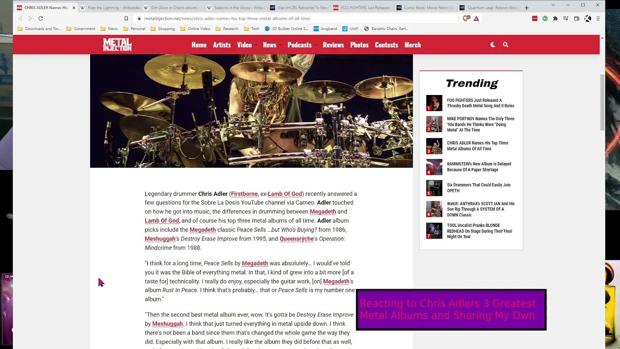Chris Adler's 3 Greatest Metal Albums and My Own E 0009