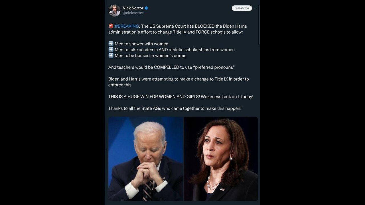 Pres Trump Declare He'LL BAN democrat WOKE satanic lgbt transGender in women's restroom sports surge