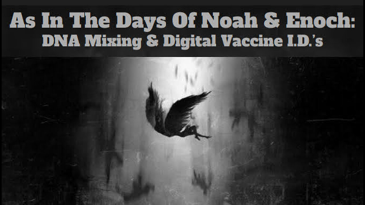 As In The Days Of Noah & Enoch: DNA Mixing & Digital Vaccine I.D.'s