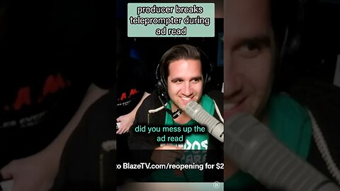 Producer BREAKS Teleprompter, Host FREAKS OUT