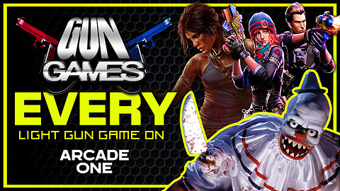 EVERY LIGHT GUN GAME on Arcade One PC - NEW Teknoparrot 290+ Games - Sinden Aimtrak Hyperspin Wheel